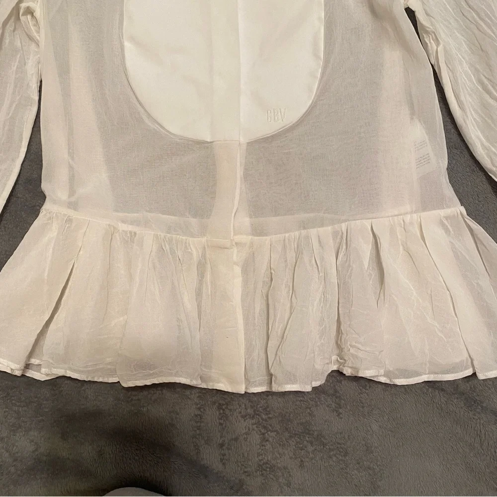 - Giambattista Valli Blouse white blouse size 40 or XS made in Italy - Picture 6 of 13